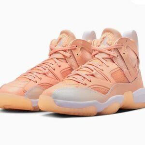 Jordan Jumpman (size 8)womens teen girl trainers two trey pink sunset haze/white